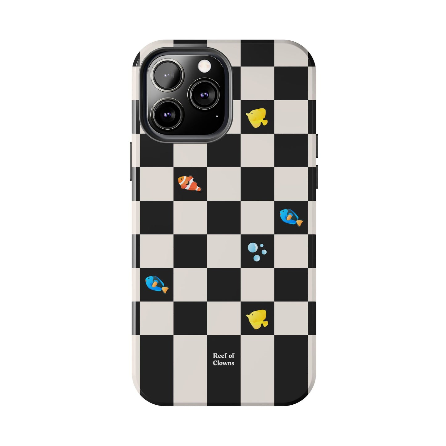 Reef of Clowns Checkerboard (Inkreef) Phone Case