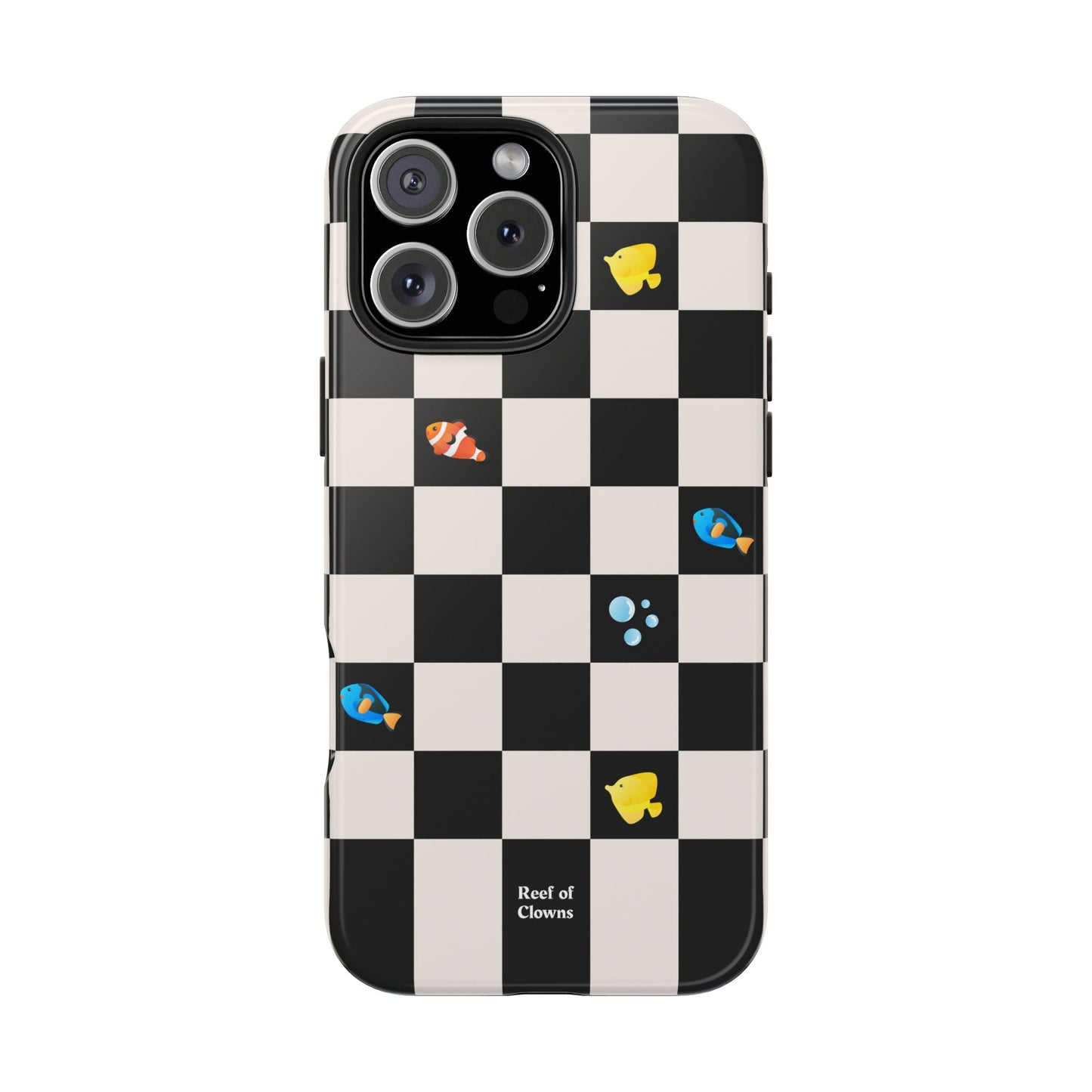 Reef of Clowns Checkerboard (Inkreef) Phone Case