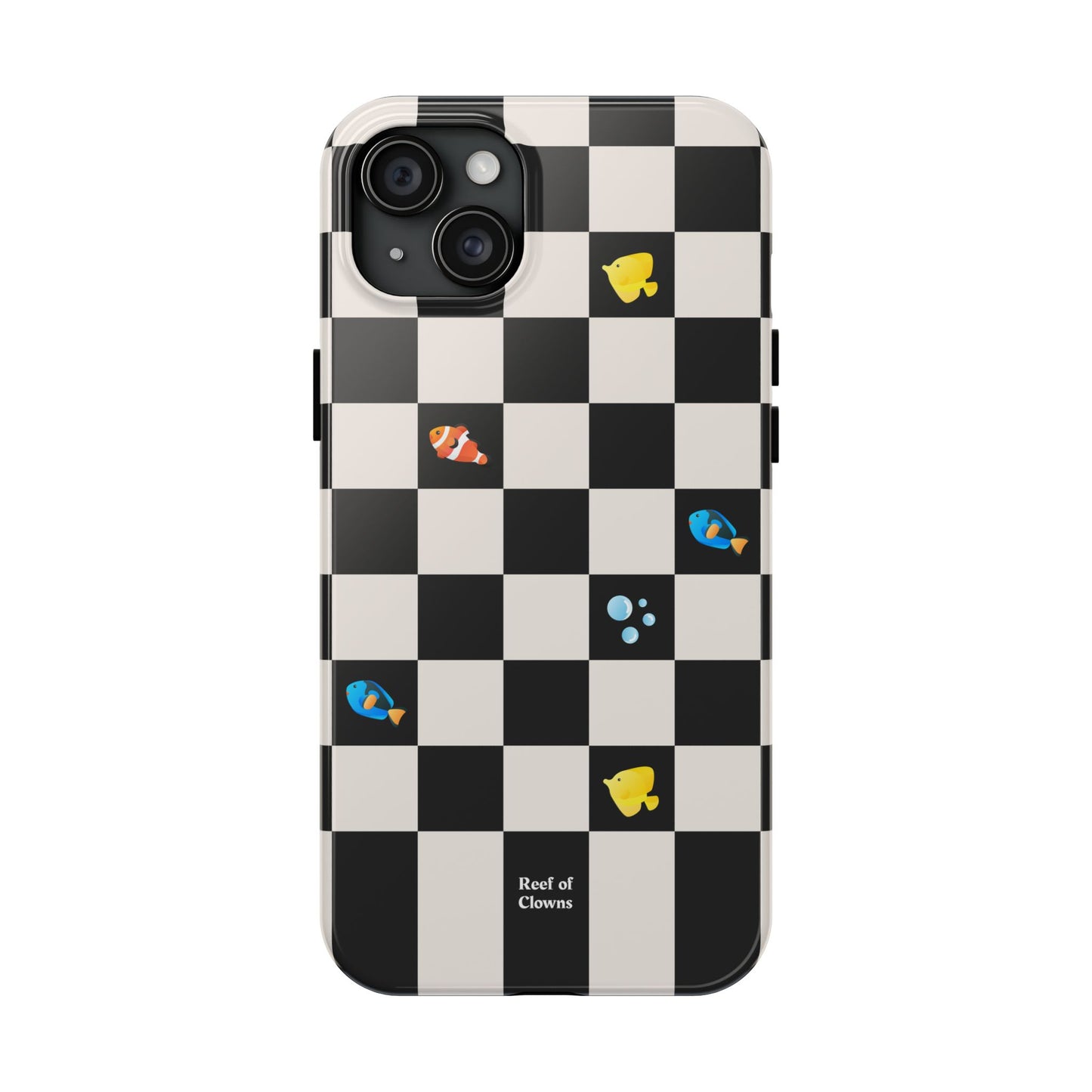 Reef of Clowns Checkerboard (Inkreef) Phone Case