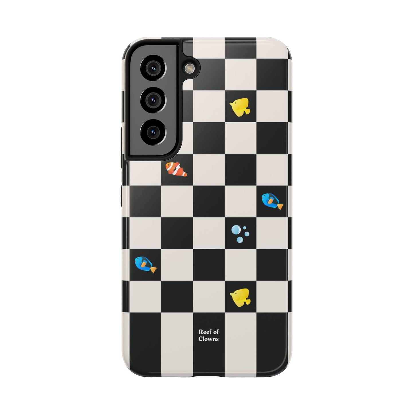 Reef of Clowns Checkerboard (Inkreef) Phone Case