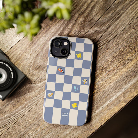 Reef of Clowns Checkerboard (Sealatte) Phone Case
