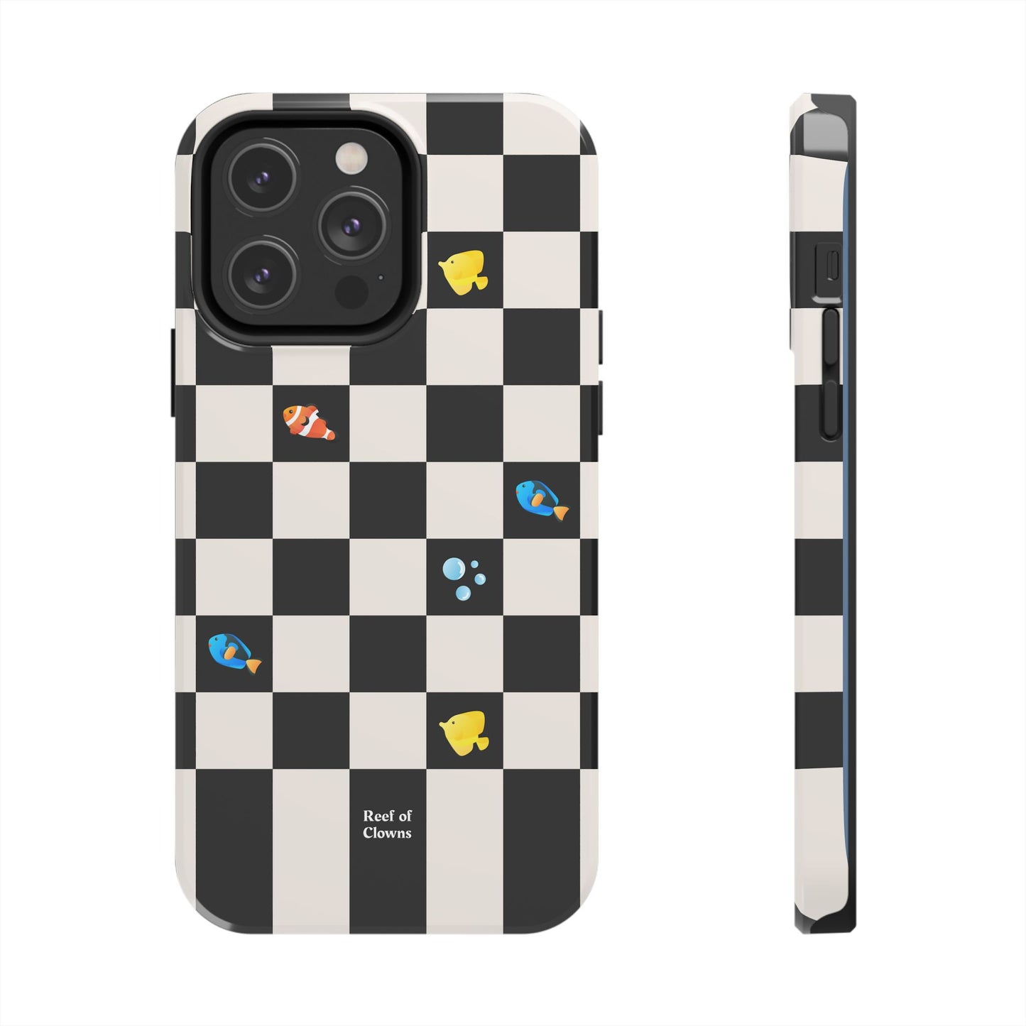 Reef of Clowns Checkerboard (Inkreef) Phone Case