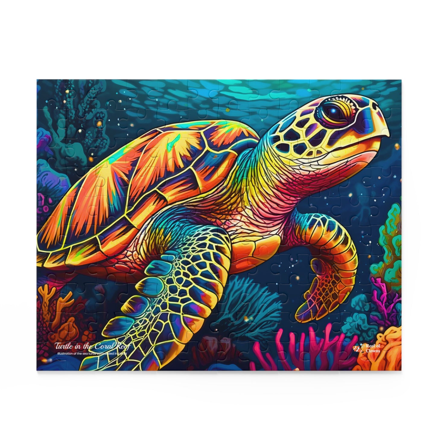 Turtle in the Coral Reef Puzzle