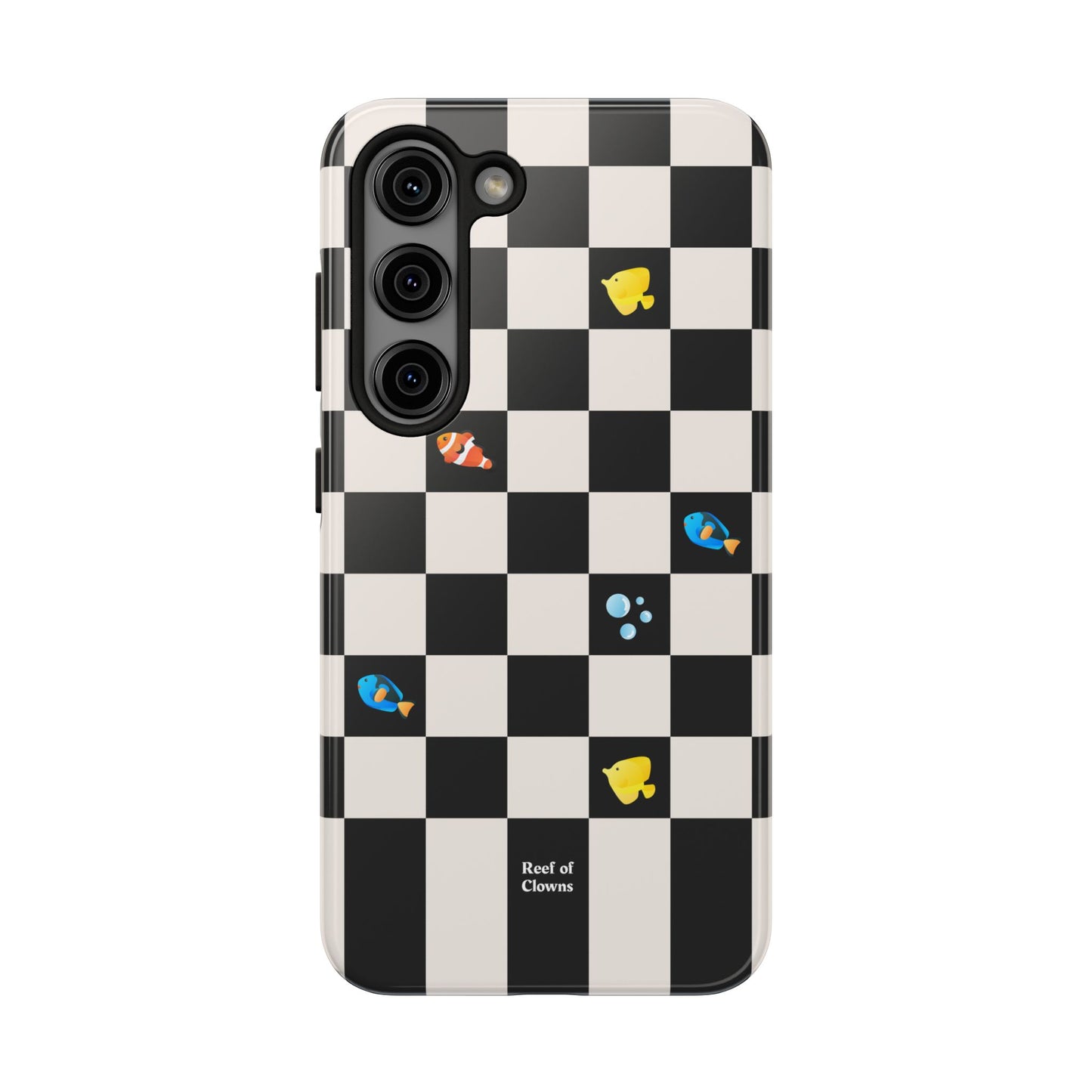 Reef of Clowns Checkerboard (Inkreef) Phone Case