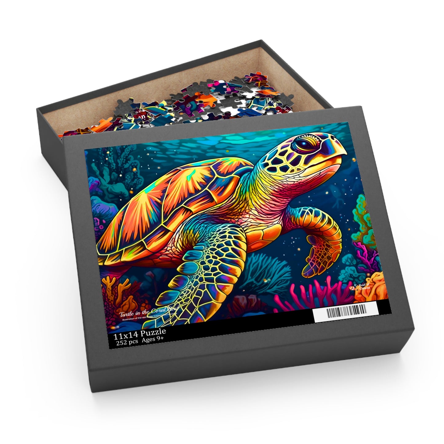 Turtle in the Coral Reef Puzzle