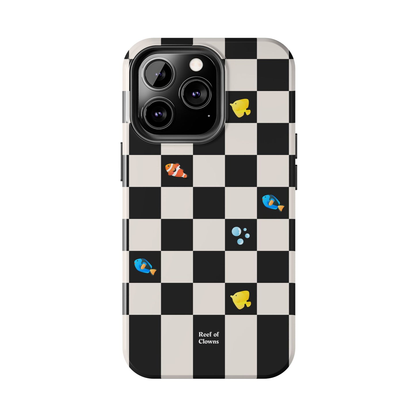 Reef of Clowns Checkerboard (Inkreef) Phone Case