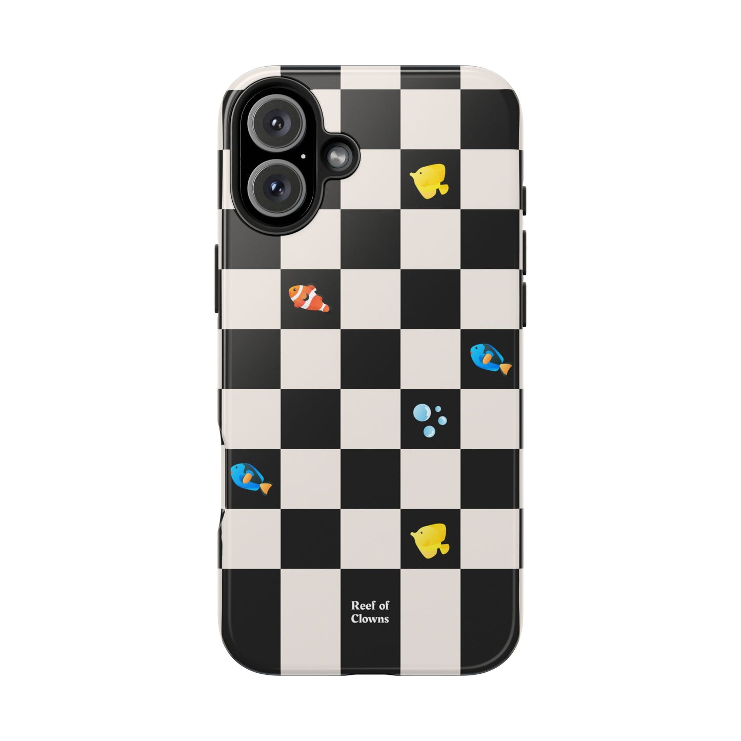 Reef of Clowns Checkerboard (Inkreef) Phone Case