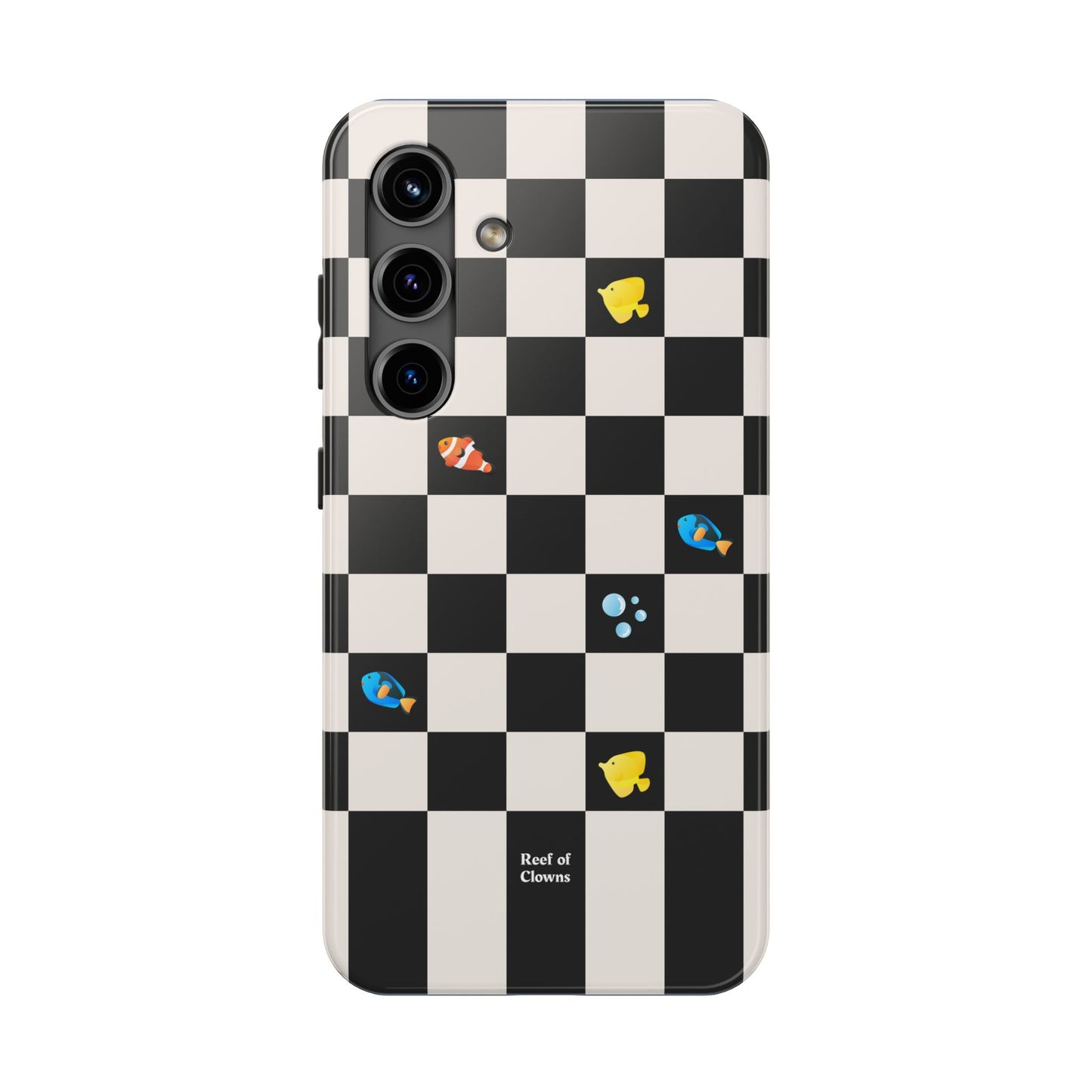 Reef of Clowns Checkerboard (Inkreef) Phone Case