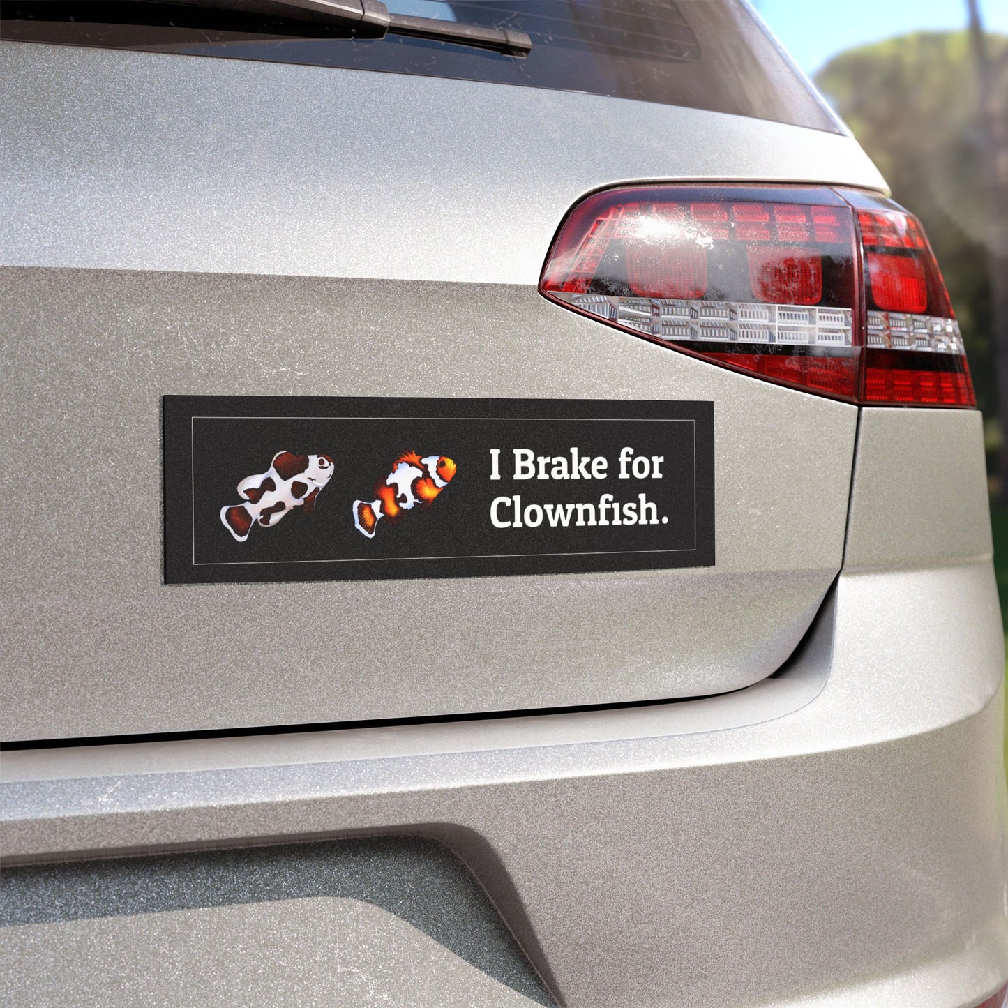 I Brake for Clownfish Car Magnet