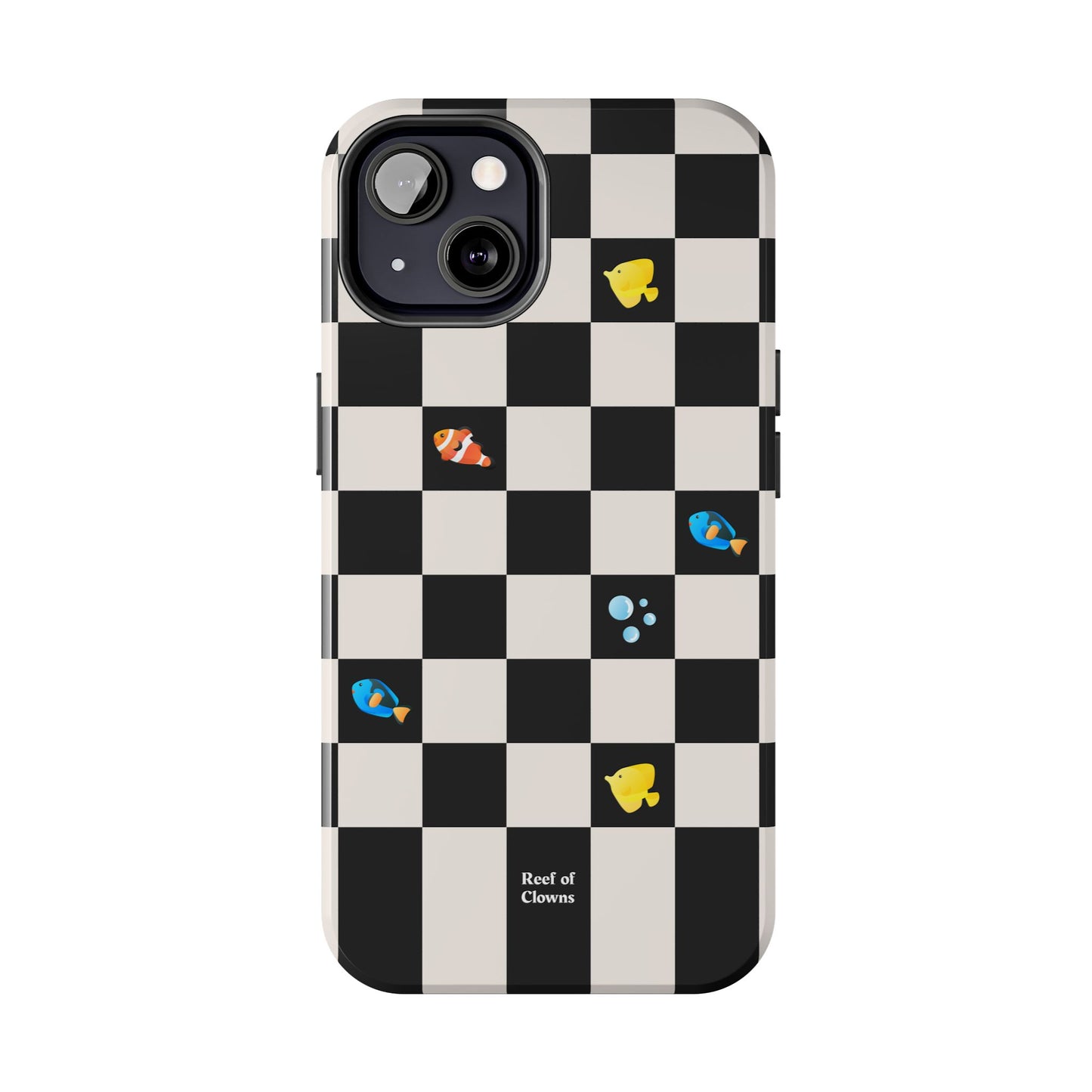 Reef of Clowns Checkerboard (Inkreef) Phone Case
