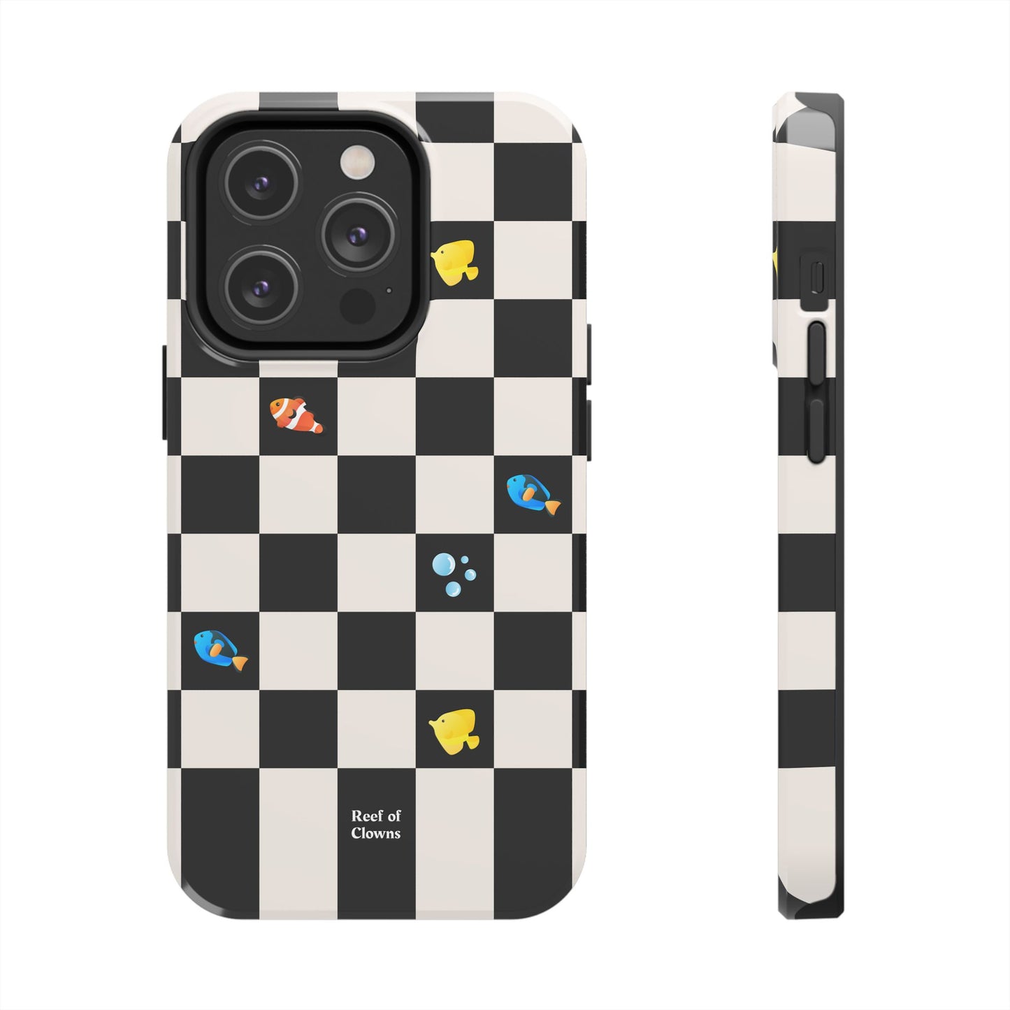 Reef of Clowns Checkerboard (Inkreef) Phone Case