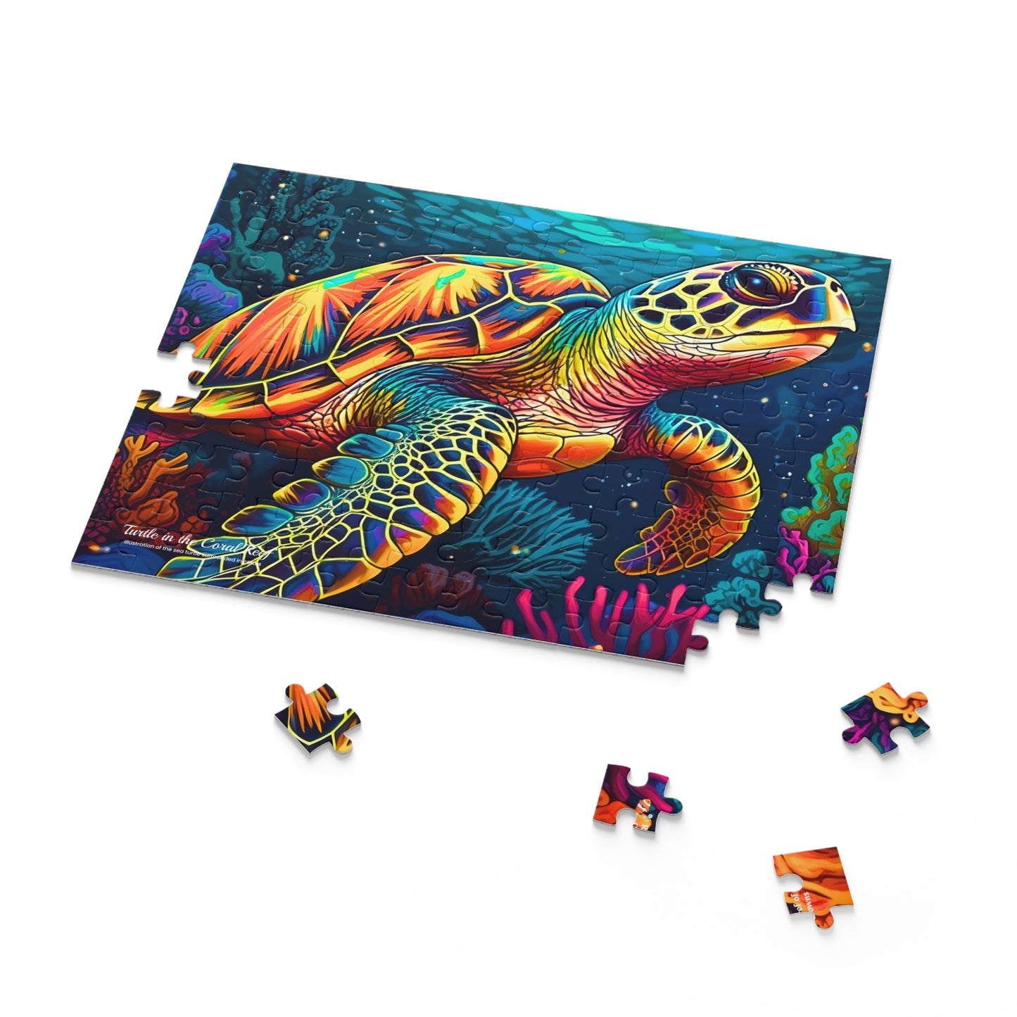 Turtle in the Coral Reef Puzzle