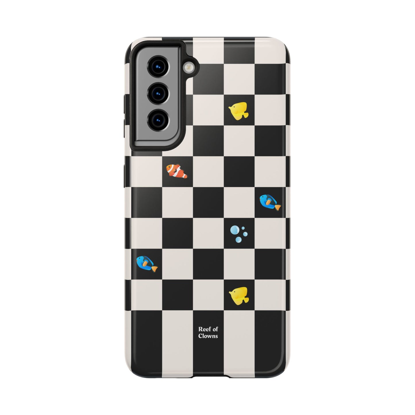 Reef of Clowns Checkerboard (Inkreef) Phone Case