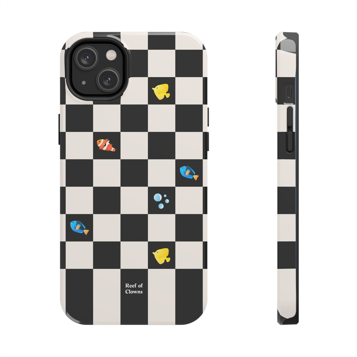 Reef of Clowns Checkerboard (Inkreef) Phone Case