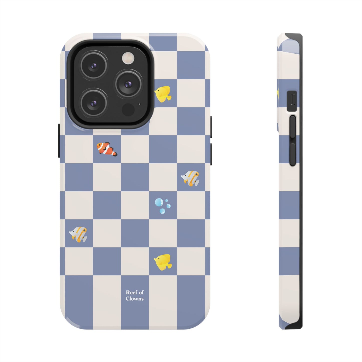 Reef of Clowns Checkerboard (Sealatte) Phone Case