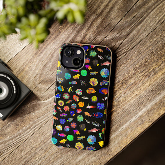 Coral Reef Creatures Phone Case