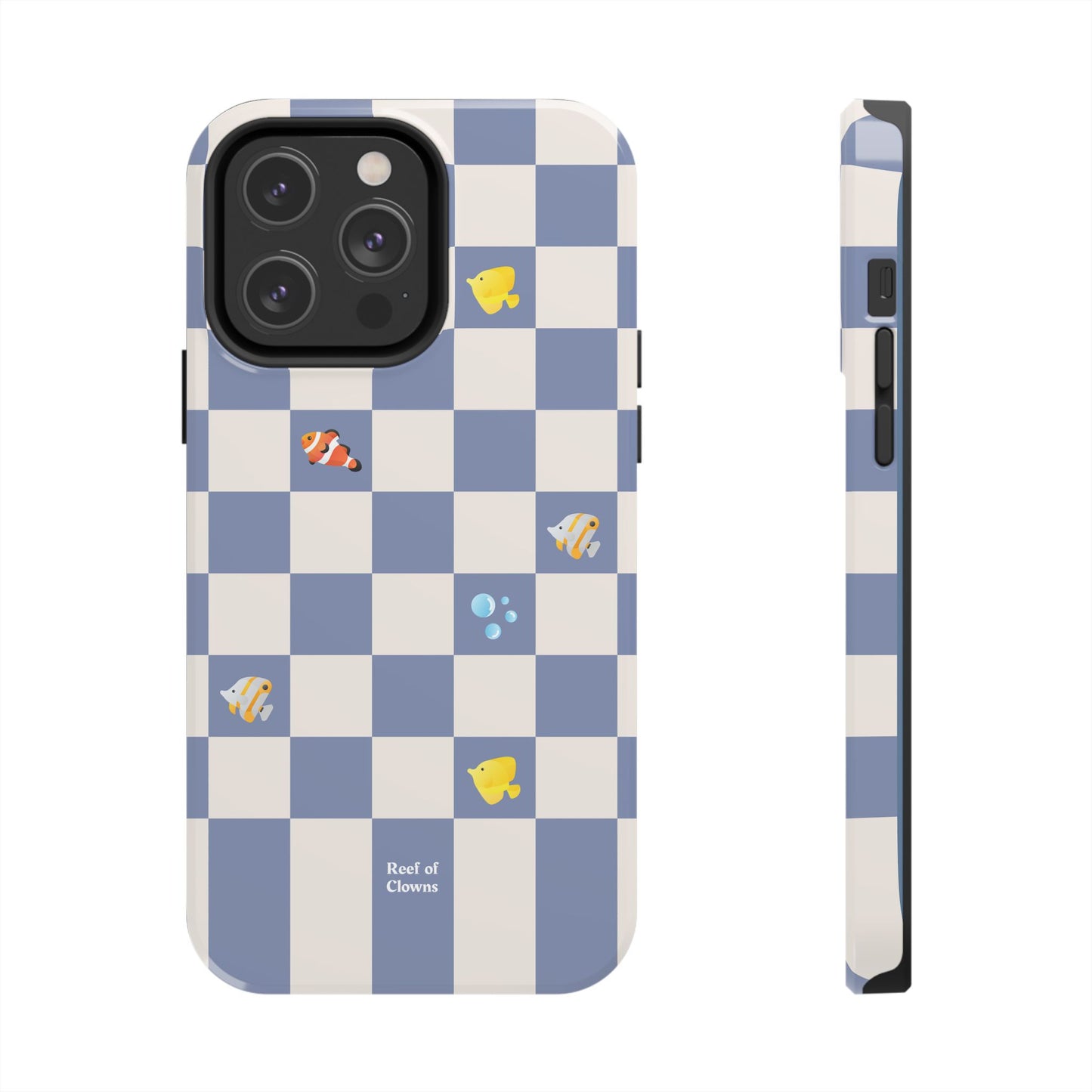 Reef of Clowns Checkerboard (Sealatte) Phone Case