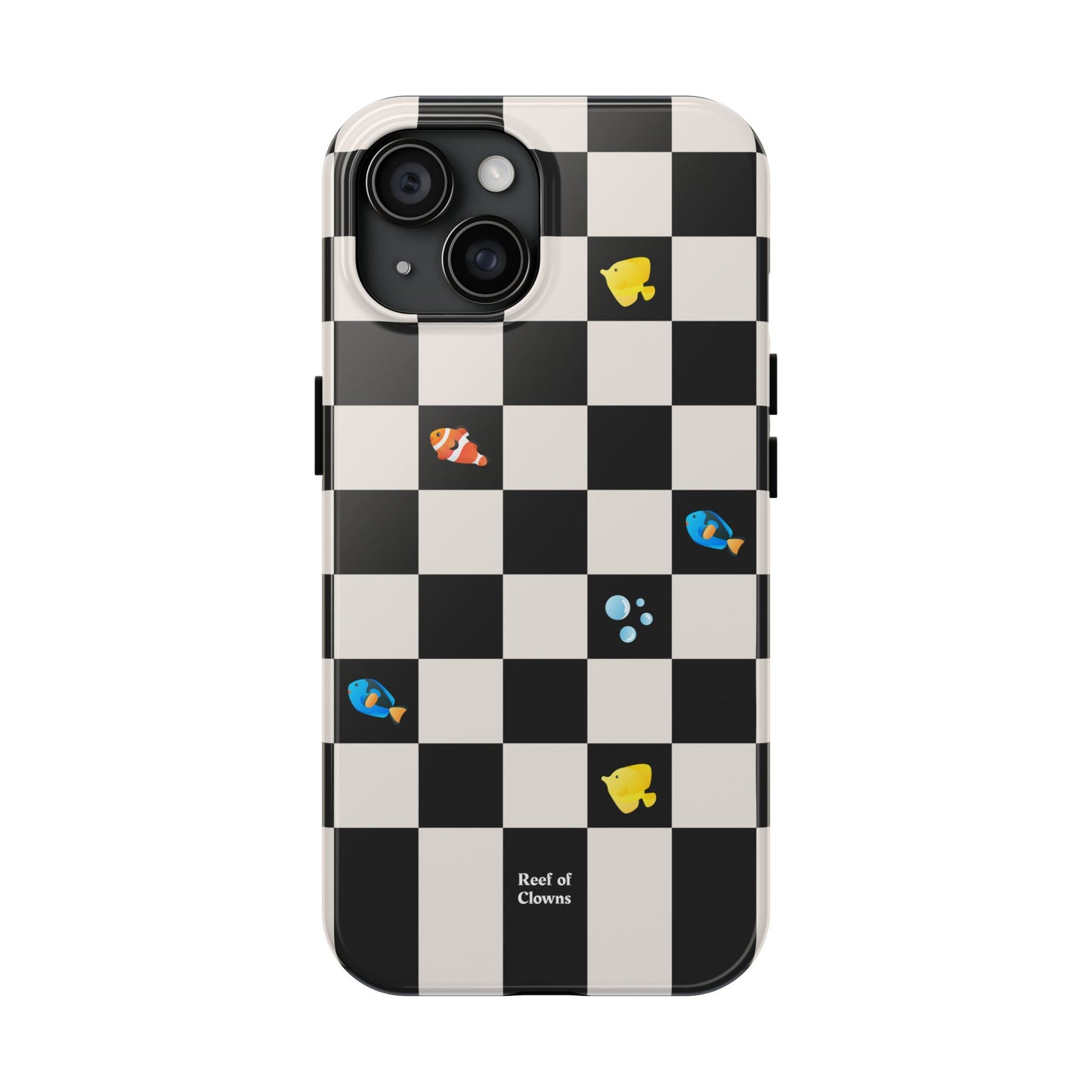 Reef of Clowns Checkerboard (Inkreef) Phone Case