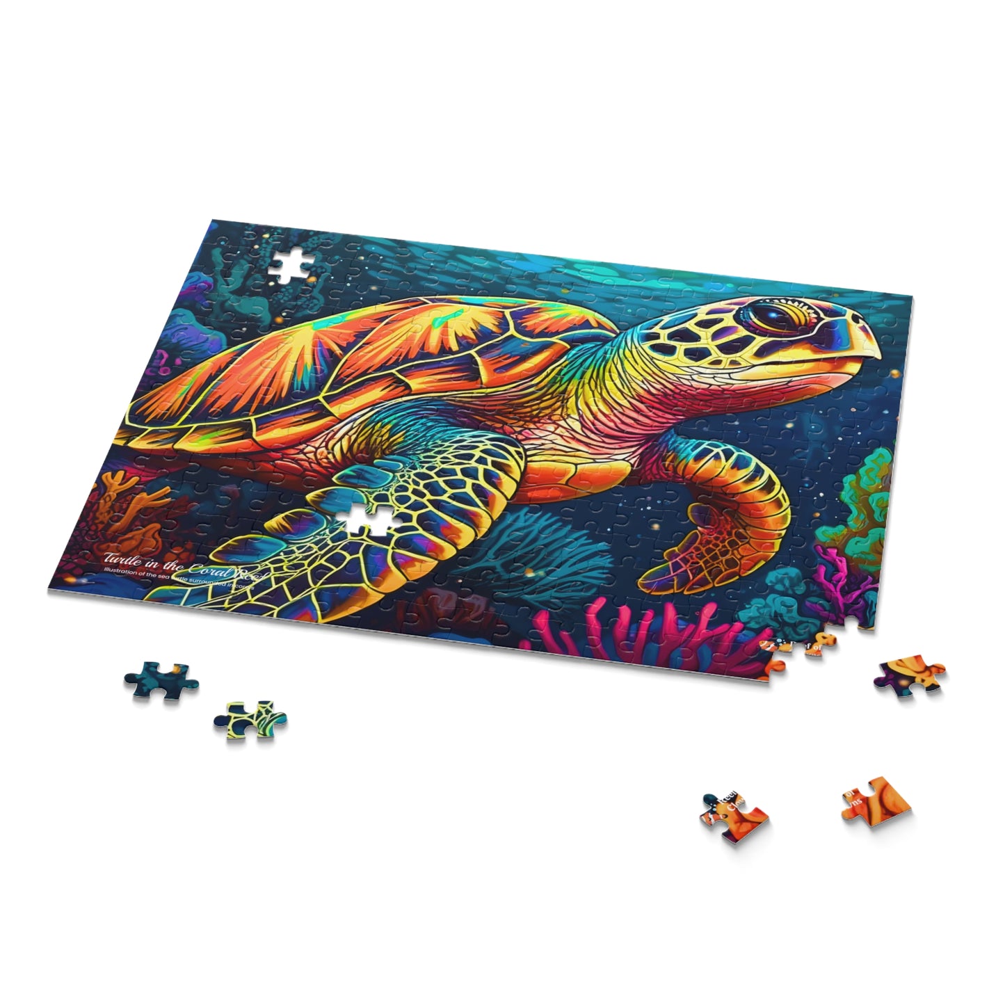 Turtle in the Coral Reef Puzzle