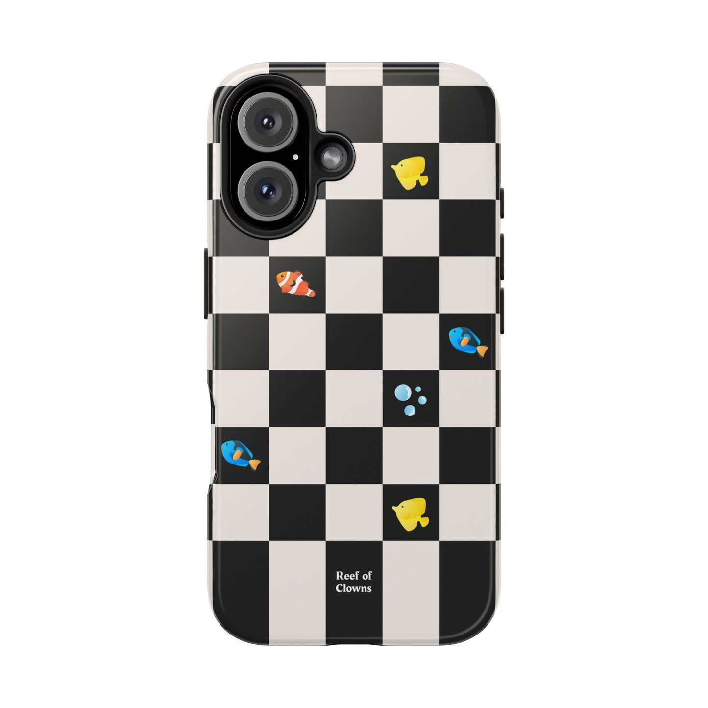 Reef of Clowns Checkerboard (Inkreef) Phone Case