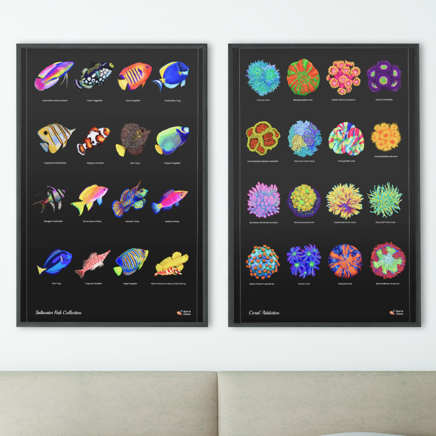 Saltwater Fish Poster | Reef Tank