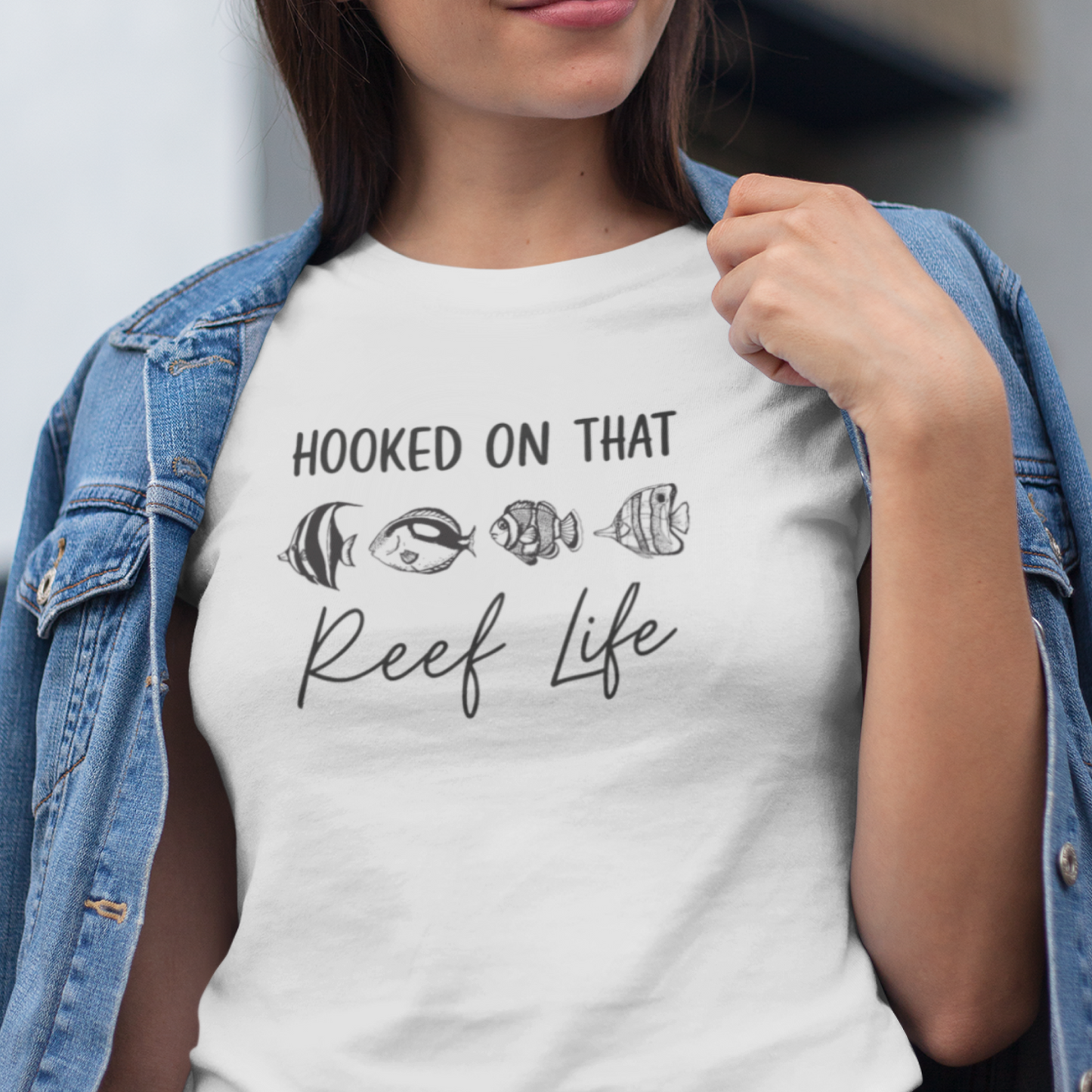 Hooked On That Reef Life Premium T-Shirt