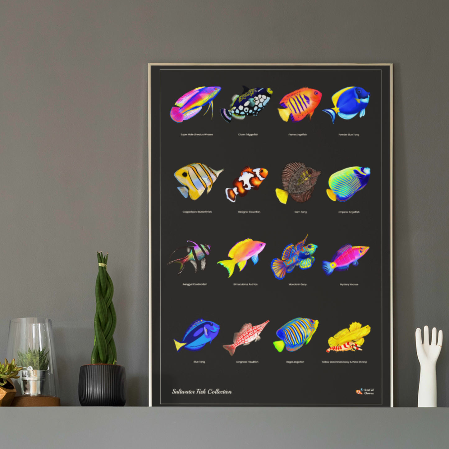 Saltwater Fish Poster | Reef Tank