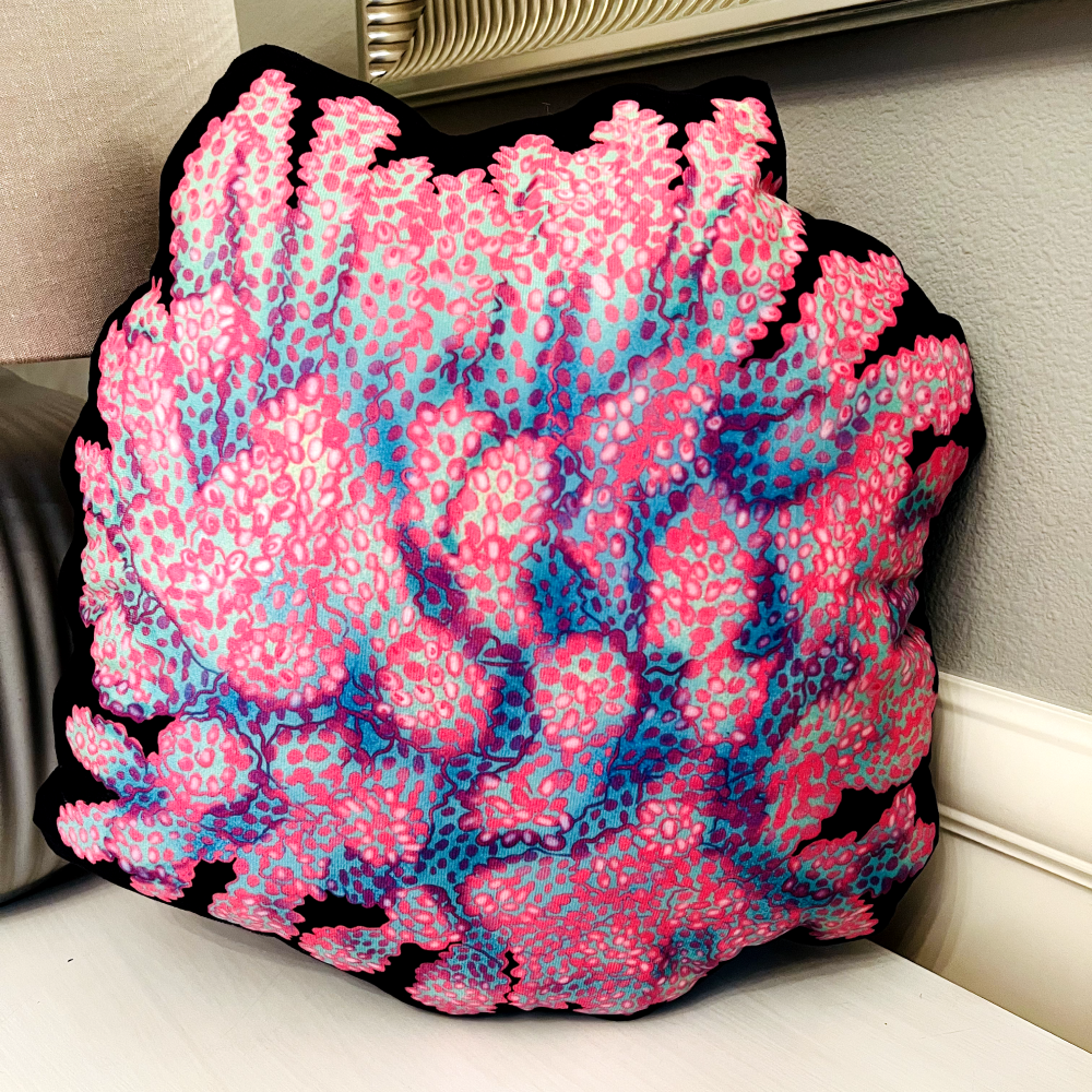 Strawberry Shortcake Acropora Pillow - Reef of Clowns LLC
