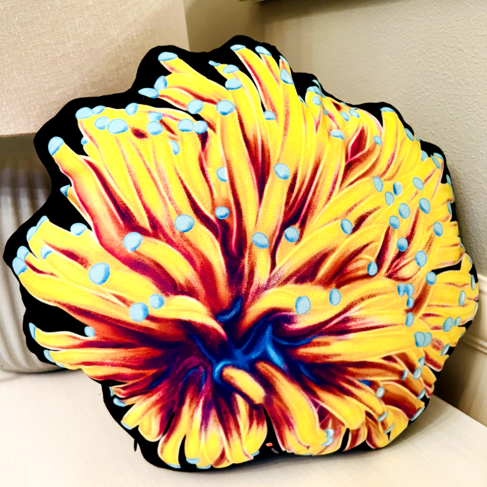 Aussie Gold Torch Pillow - Reef of Clowns LLC