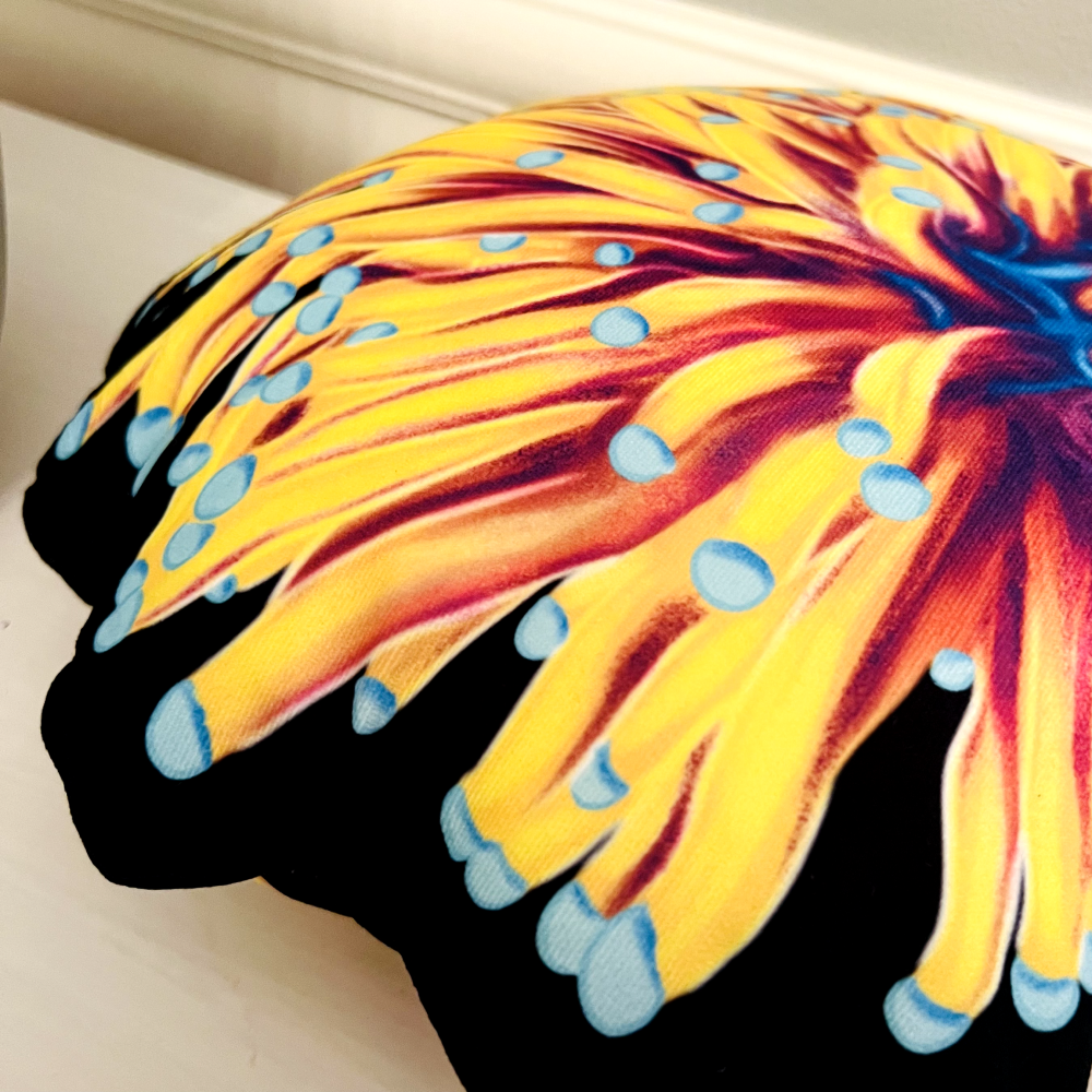Aussie Gold Torch Pillow - Reef of Clowns LLC