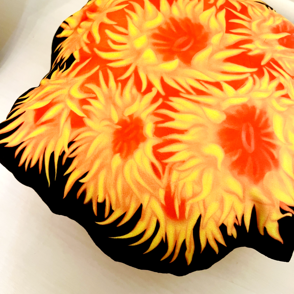 Sun Coral Pillow - Reef of Clowns LLC
