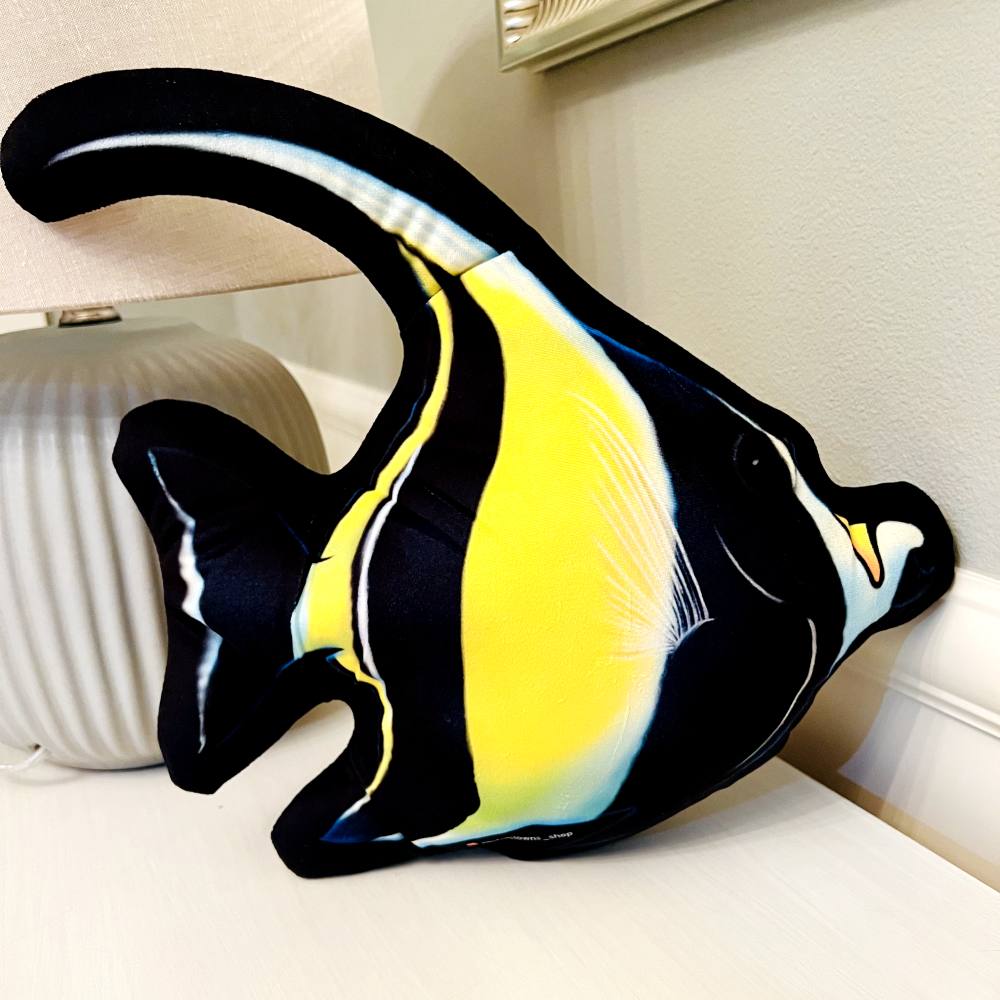 Moorish Idol Pillow - Reef of Clowns LLC