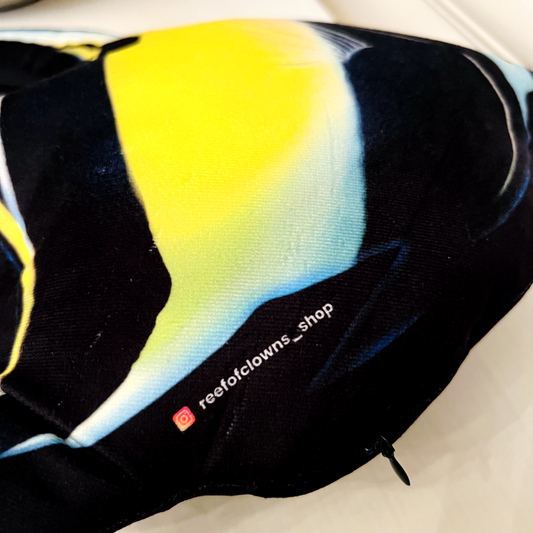 Moorish Idol Pillow - Reef of Clowns LLC