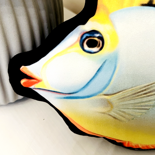 Blondie Naso Tang Pillow - Reef of Clowns LLC