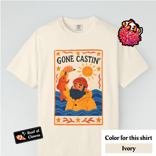 Gone Castin' - Graphic Shirt