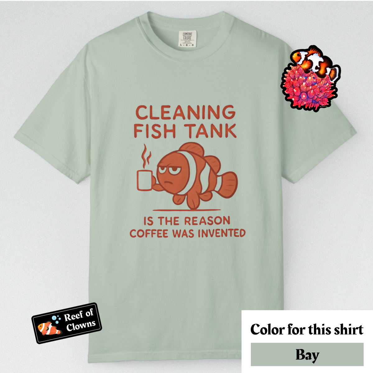 Cleaning Fish Tank - Graphic Shirt