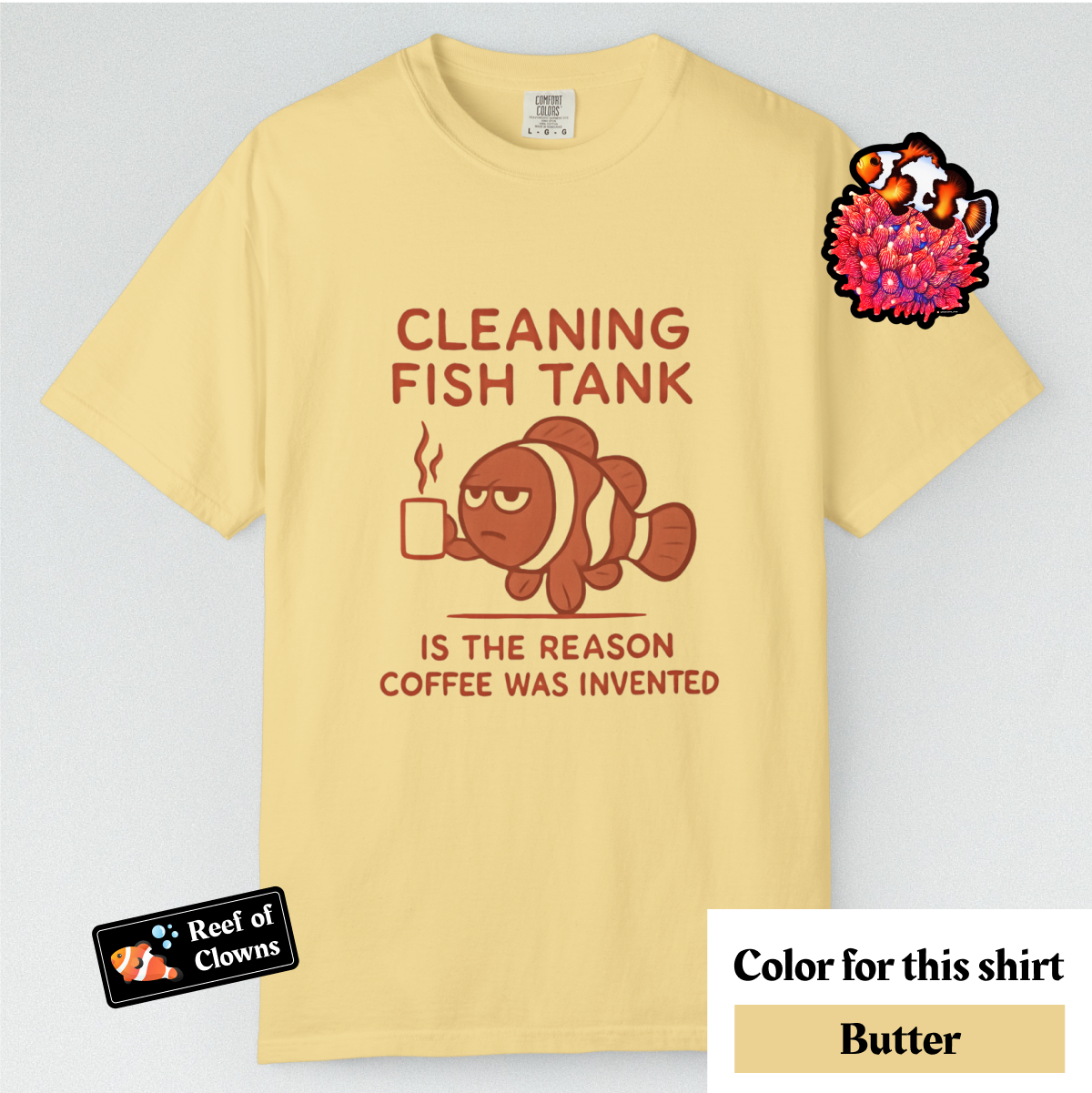 Cleaning Fish Tank - Graphic Shirt