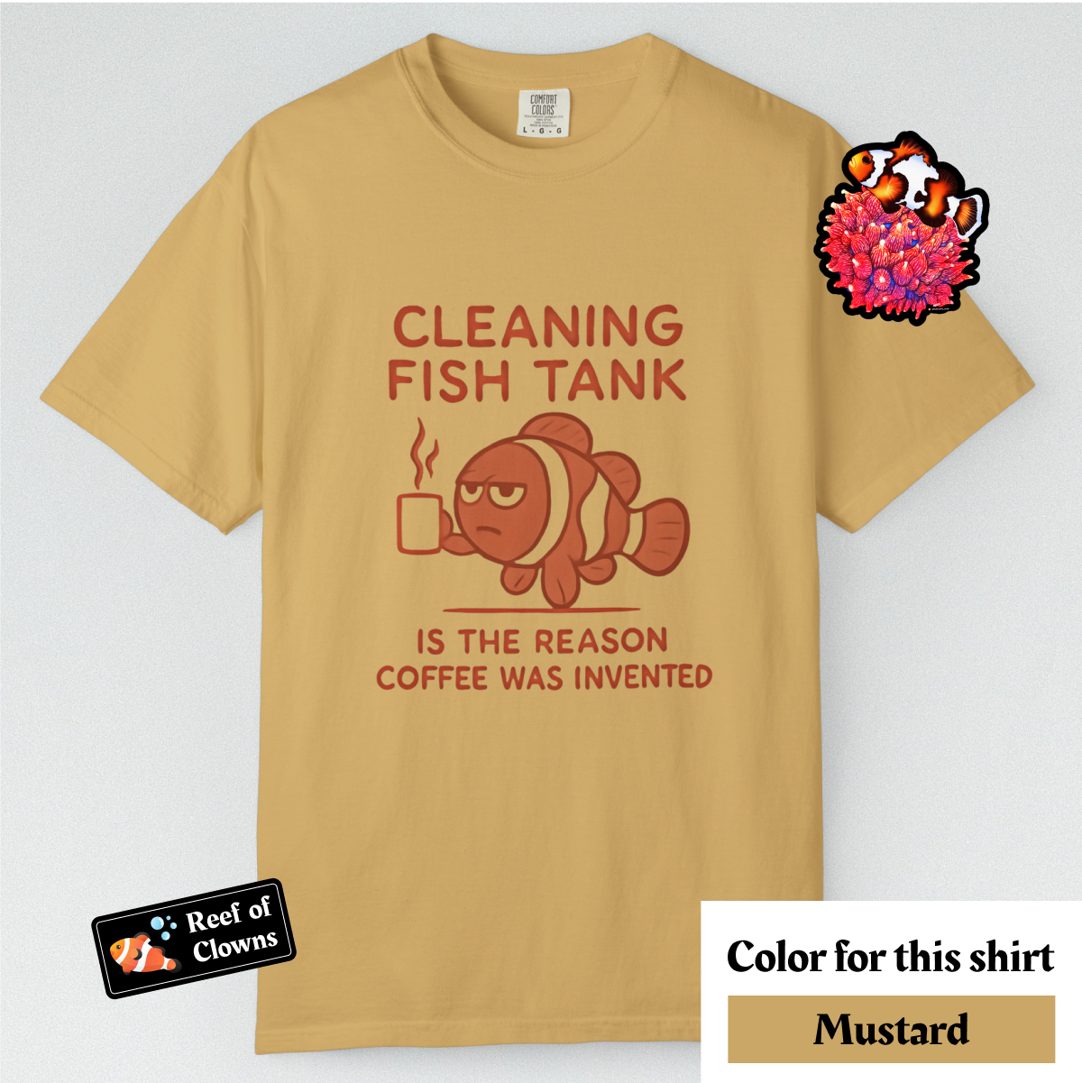Cleaning Fish Tank - Graphic Shirt