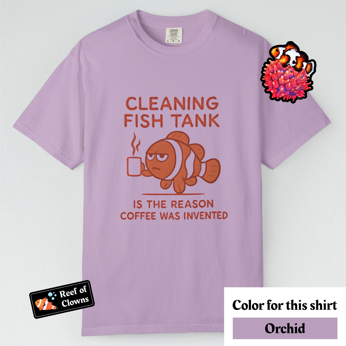Cleaning Fish Tank - Graphic Shirt