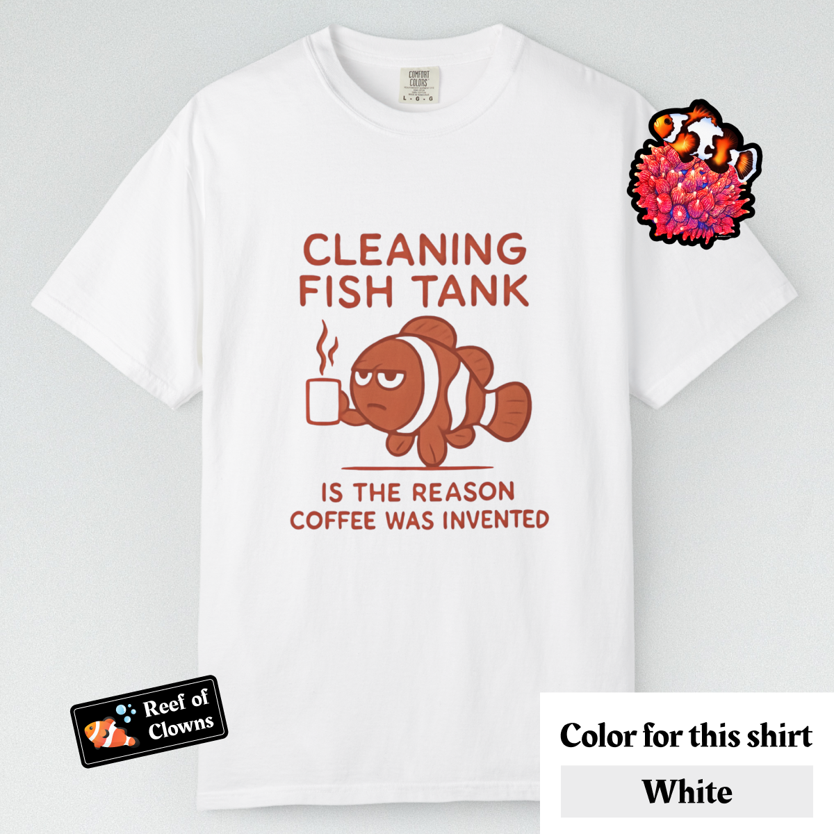 Cleaning Fish Tank - Graphic Shirt