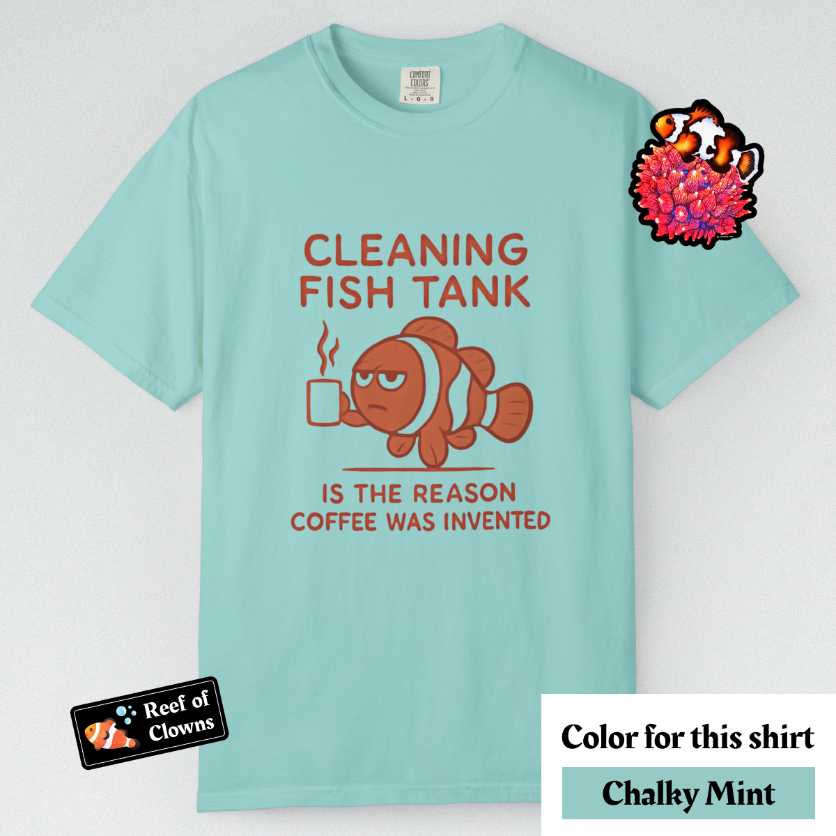 Cleaning Fish Tank - Graphic Shirt