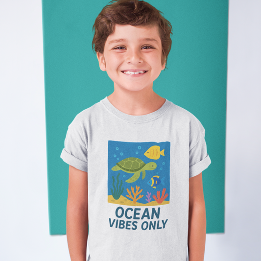 Ocean Vibes Only Kids T-Shirt