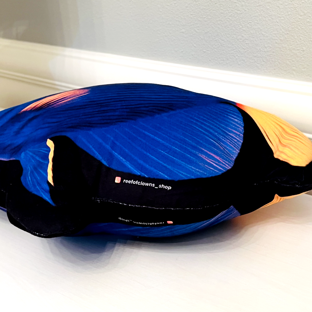 Purple Tang Pillow - Reef of Clowns LLC