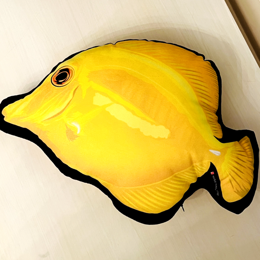 Yellow Tang Pillow - Reef of Clowns LLC