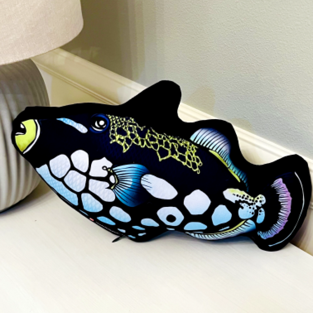 Clown Tiggerfish Pillow - Reef of Clowns LLC