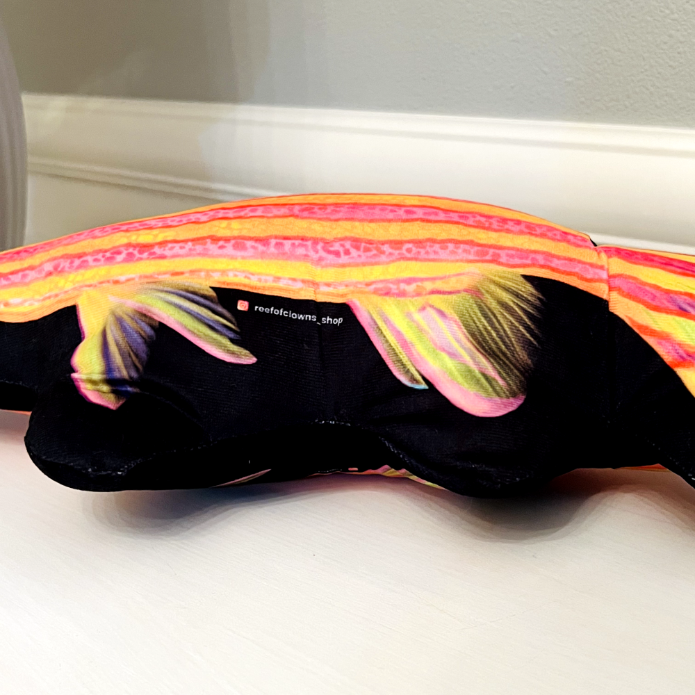 Candy Basslet Pillow - Reef of Clowns LLC
