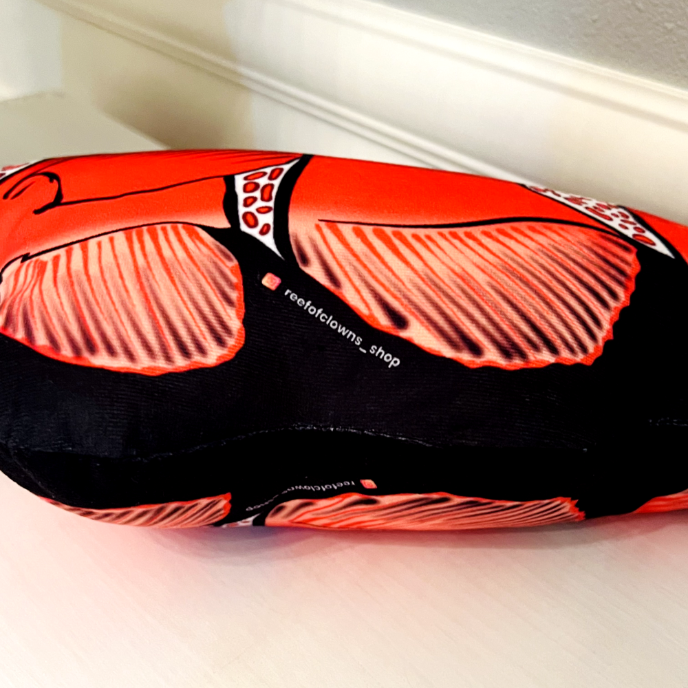 Maroon Clownfish Pillow - Reef of Clowns LLC