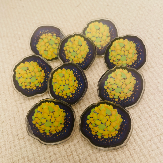 OG Bounce Mushroom Pin - Reef of Clowns LLC