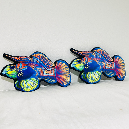 Mandarin Goby Pillow - Reef of Clowns