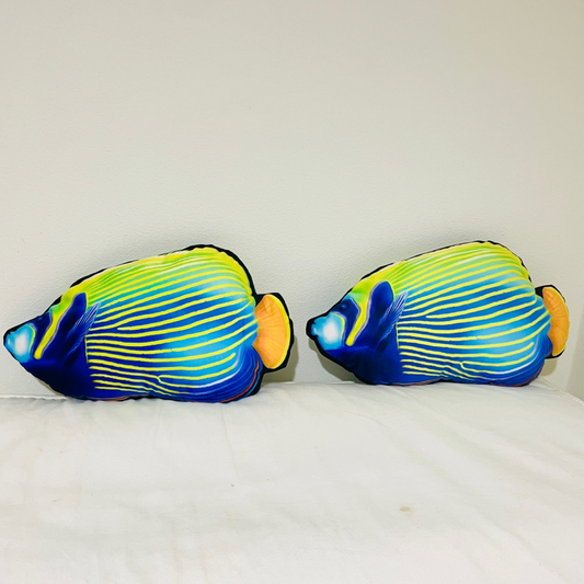 Emperor Angelfish Pillow - Reef of Clowns